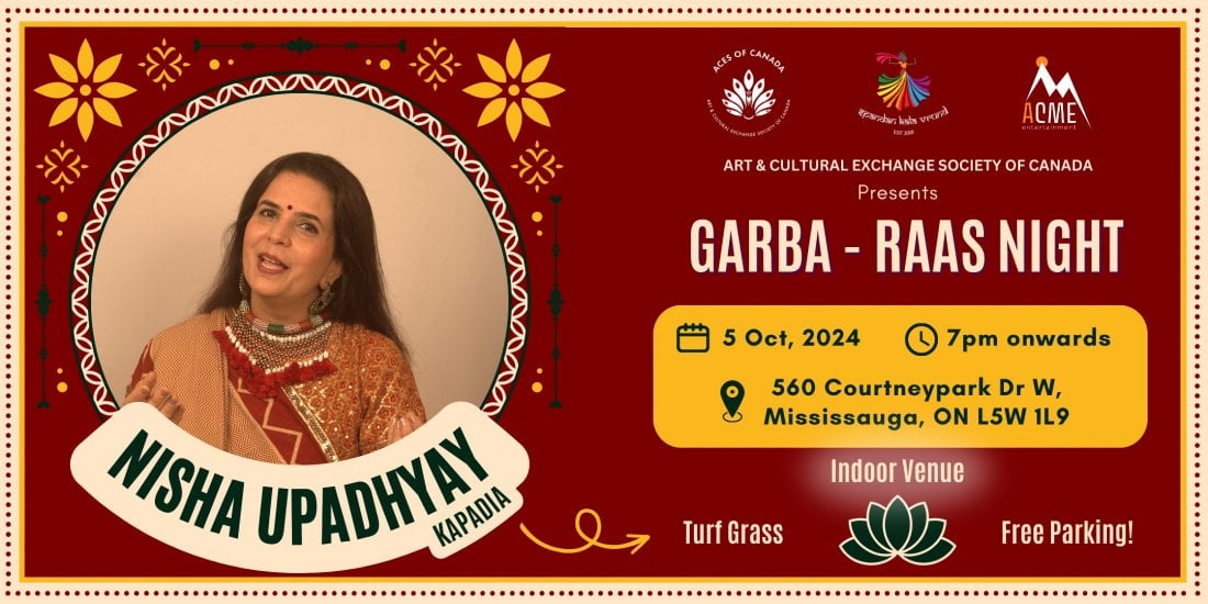 Nisha Upadhyay Navratri Garba | Toronto | 5th October 2024