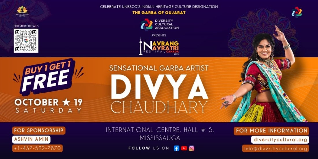 Navrang Navratri Festival Canada 2024 - DIVYA CHAUDHARY